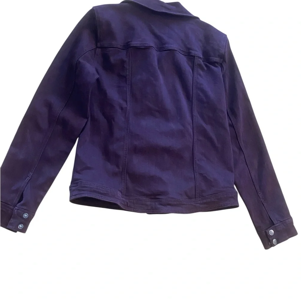 Liverpool Women’s Purple Denim Jean Jacket Size S great condition - Picture 2 of 13